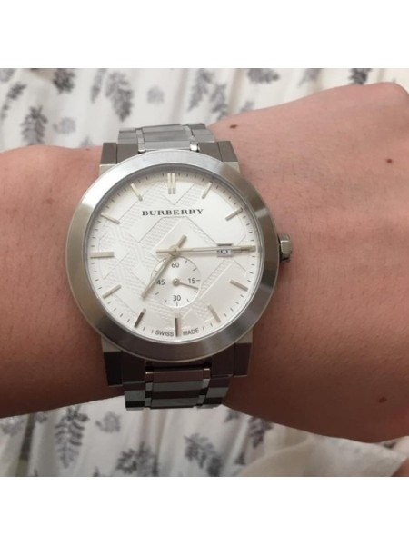 Burberry BU9900 men's watch, acier inoxydable strap