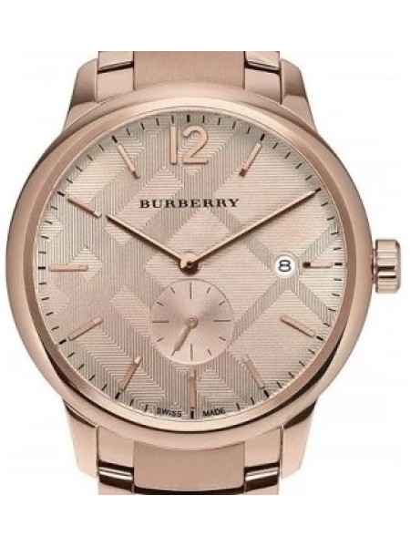 Burberry BU10013 herrklocka, rostfritt stål armband