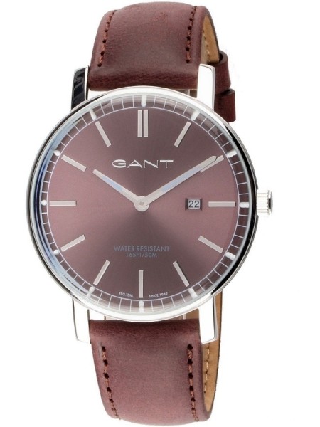 Gant GTAD00602999I herrklocka, äkta läder armband