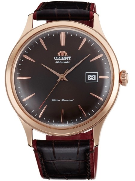 Orient Automatik FAC08001T0 men's watch, real leather strap