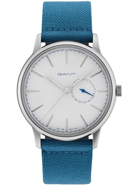 Gant Stanford GT048002 montre pour homme, cuir véritable / nylon sangle
