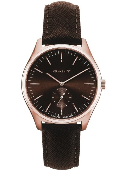 Gant GT062006 men's watch, real leather strap