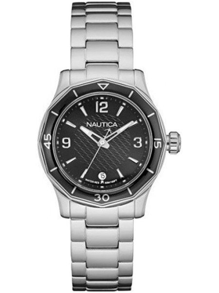 Nautica NAD16531L ladies' watch, stainless steel strap