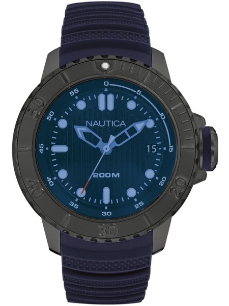 Nautica NAD20509G men's watch, silicone strap