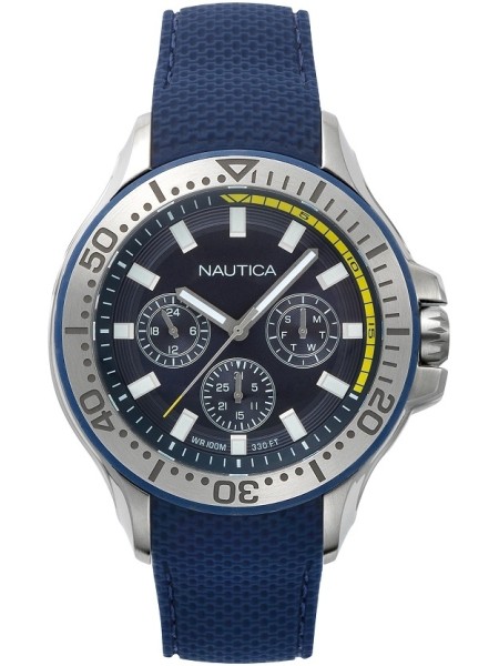 Nautica NAPAUC003 men's watch, silicone strap