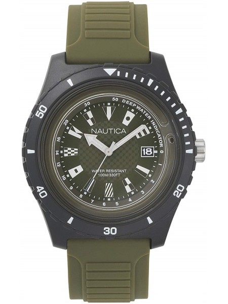Nautica NAPIBZ009 men's watch, silicone strap