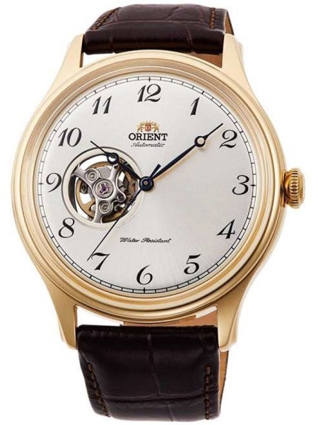 Orient RA-AG0013S10B men's watch, real leather strap