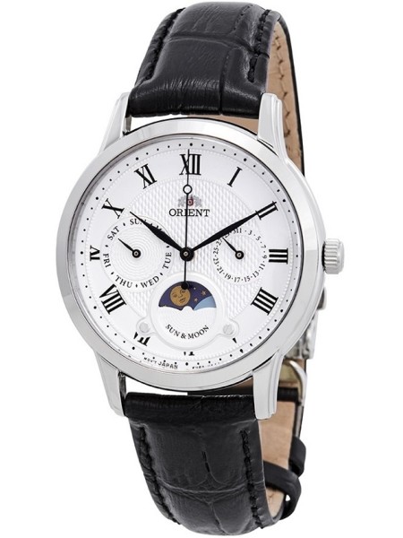 Orient Moon Phase RA-KA0006S10B dámske hodinky, remienok real leather