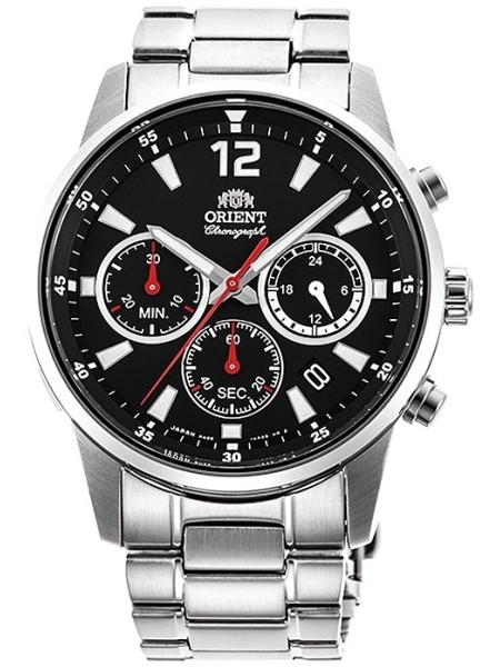 Orient Sport Chronograph RA-KV0001B10B men's watch, stainless steel strap