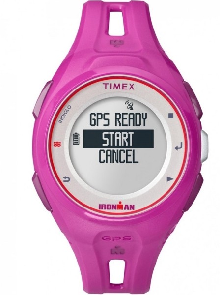 Timex TW5K87400H4 Relógio para mulher, pulseira de silicona