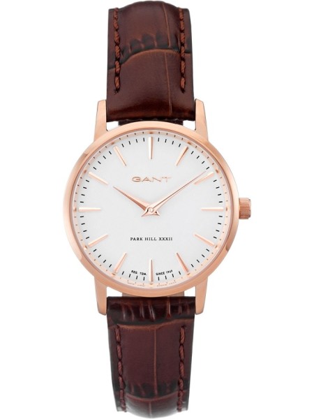 Gant W11402 ladies' watch, real leather strap