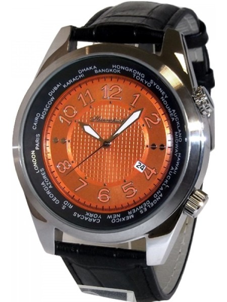 Heinrichssohn HS1003O men's watch, cuir véritable strap