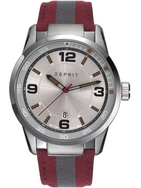 Esprit ES109441001 men's watch, real leather / nylon strap