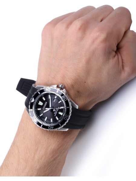 Citizen BN0190-15E men's watch, silicone strap