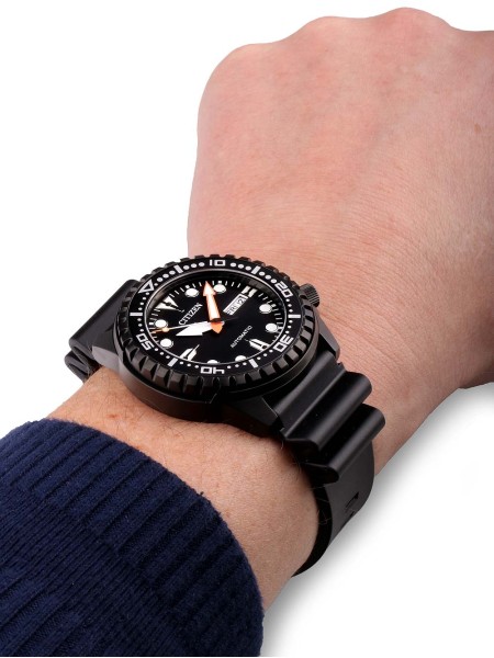 Citizen Automatik NH8385-11EE men's watch, silicone strap