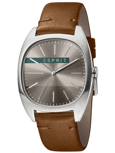 Esprit ES1G038L0045 herrklocka, äkta läder armband