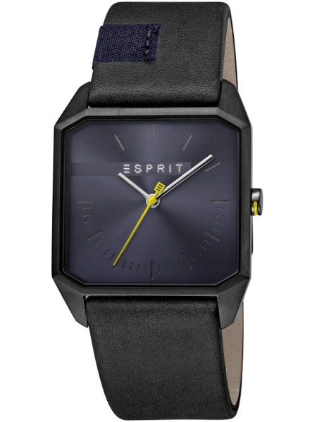 Esprit ES1G071L0035 men's watch, real leather strap