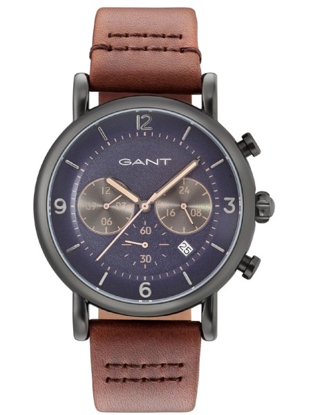 Gant GT007007 herenhorloge, echt leer bandje