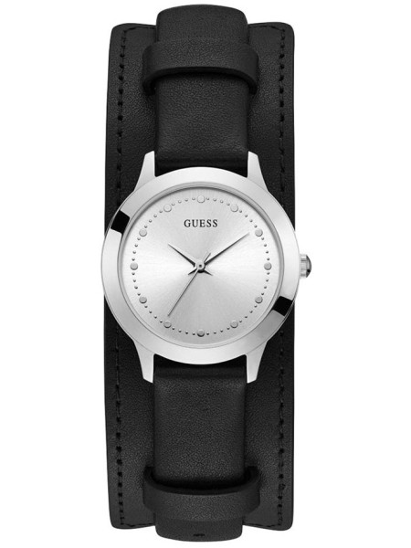 Guess W1151L2 ladies' watch, real leather strap