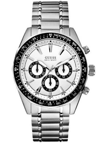 Guess W16580G1 men's watch, stainless steel strap