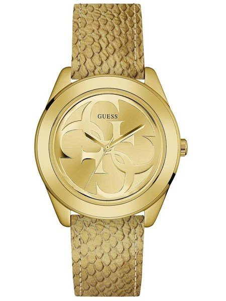 Guess W0895L8 ladies' watch, real leather strap