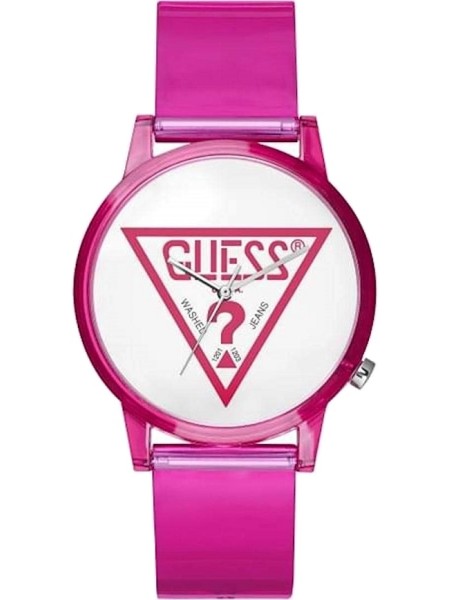 Guess V1018M4 Relógio para mulher, pulseira de el plastico