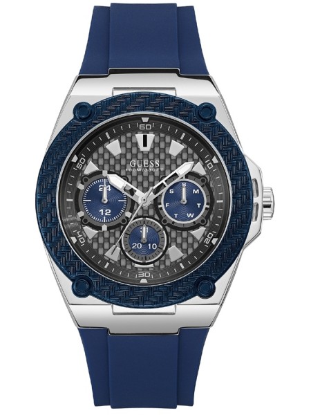 Guess W1049G1 men's watch, silicone strap