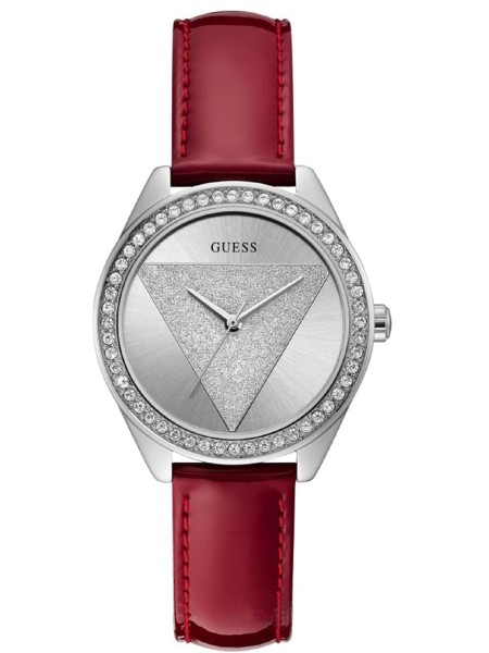 Guess W0884L1 ladies' watch, real leather strap
