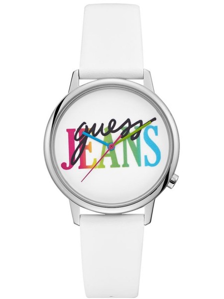 Guess V1022M1 ladies' watch, real leather strap