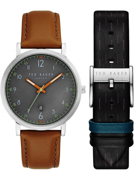 Ted Baker TE15194001 men's watch, real leather strap