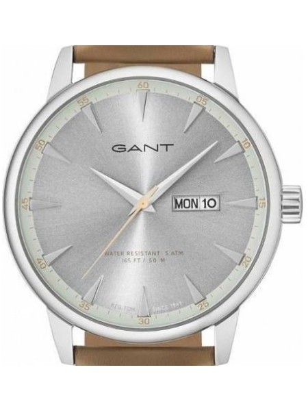 Gant W10709 men's watch, real leather strap