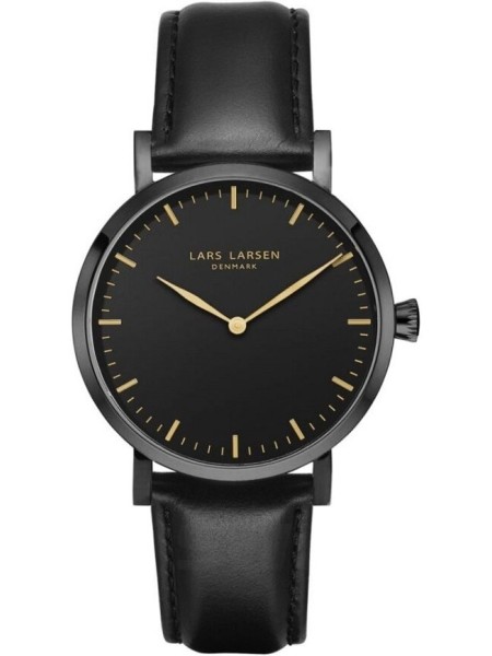 Lars Larsen WH144CB-CBLL18 damklocka, äkta läder armband