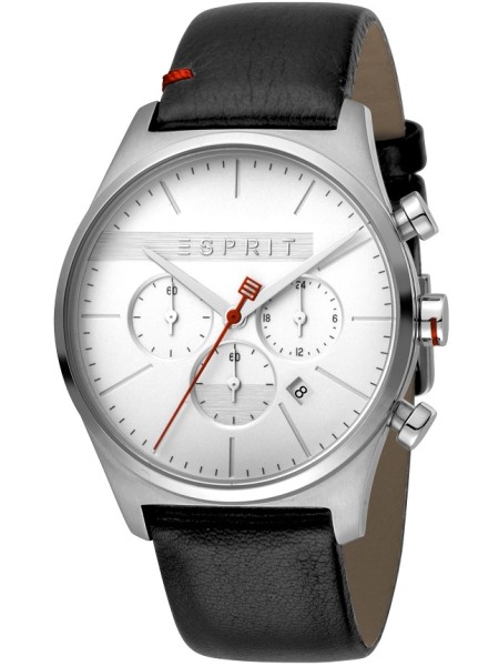 Esprit ES1G053L0015 men's watch, real leather strap