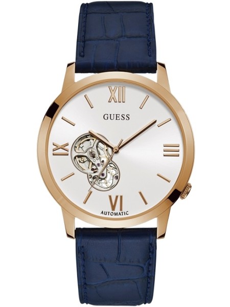 Guess W1183G3 men's watch, real leather strap