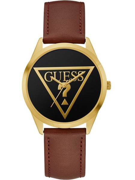 Guess W1144L2 ladies' watch, real leather strap