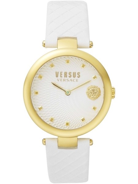 Versus by Versace Buffle Bay VSP870218 Relógio para mulher, pulseira de cuero real