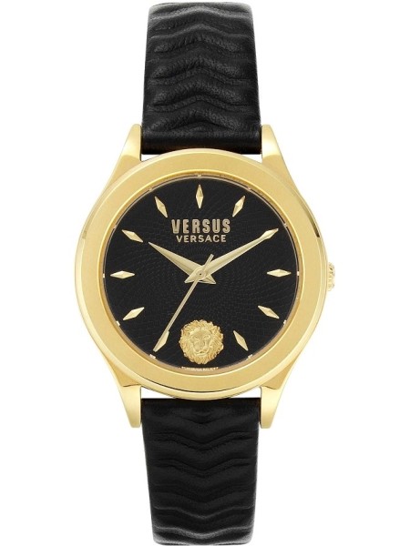 Versus by Versace VSP560318 Relógio para mulher, pulseira de cuero real