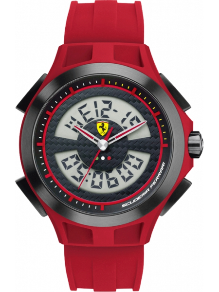 Ferrari F-0830019 montre pour homme, silicone sangle