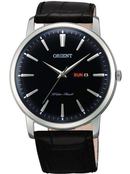 Orient FUG1R002B6 herenhorloge, echt leer bandje