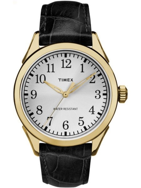 Timex TW2P99600 men's watch, real leather strap