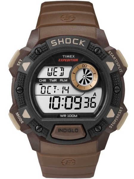 Timex TW4B07500 men's watch, plastic strap
