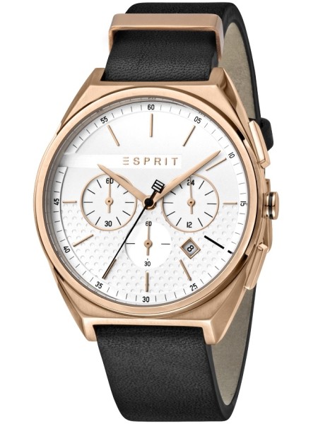 Esprit ES1G062L0035 men's watch, real leather strap