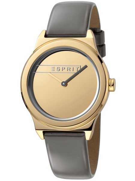 Esprit ES1L019L0035 damklocka, äkta läder armband
