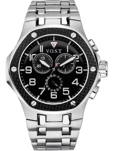 V.O.S.T Germany V100.007.CS.SC.M.B men's watch, stainless steel strap