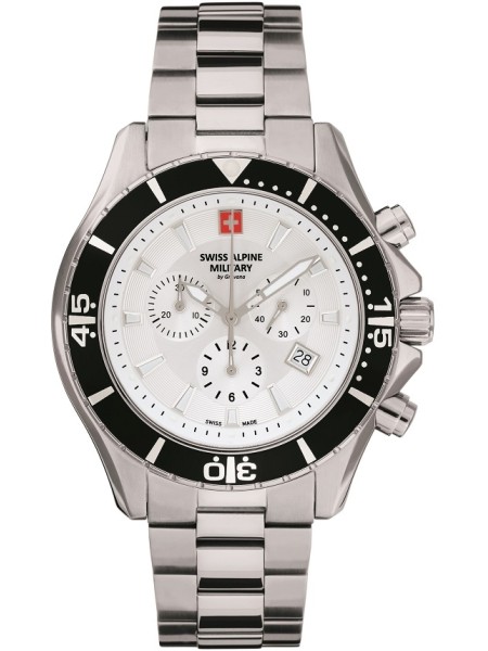 Swiss Alpine Military Chrono SAM7040.9132 men's watch, stainless steel strap