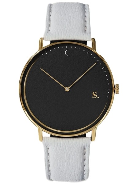 Sandell SSB38-GRV_D Relógio para mulher, pulseira de cuero vegano