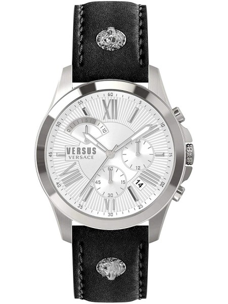 Versus by Versace VSPBH1018 men's watch, real leather strap