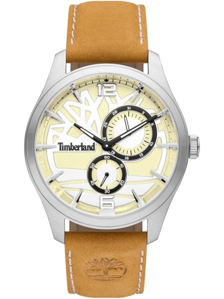 Timberland TBL.15639JS07 men's watch, cuir véritable strap
