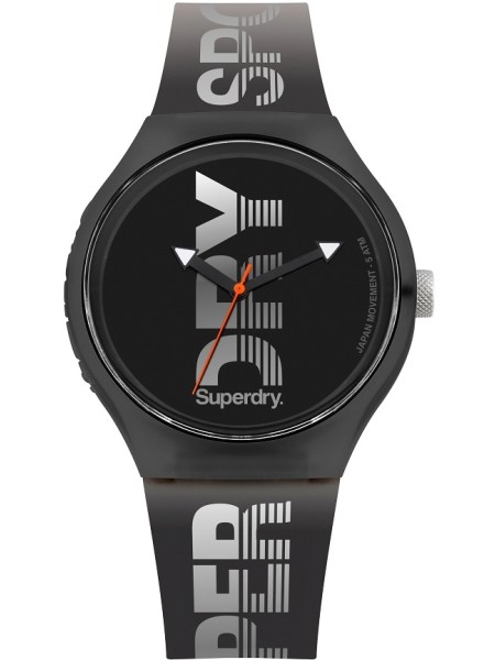 Superdry SYG189B montre pour homme, silicone sangle
