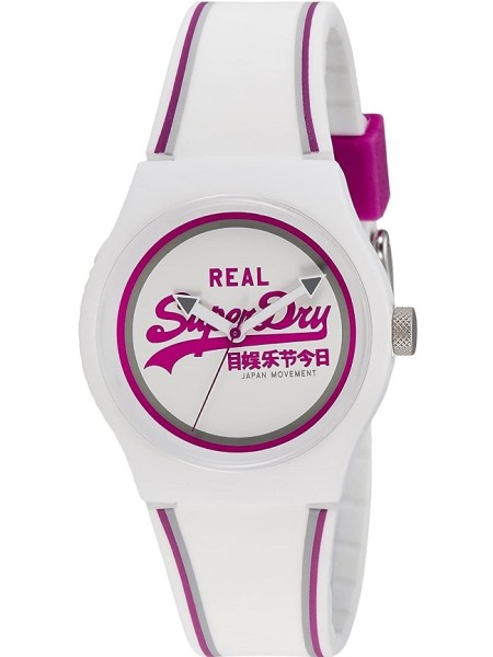 Superdry SYG198WR ladies' watch, plastic strap